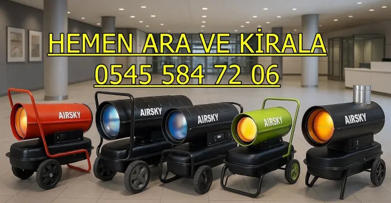 Çanakkale Merkez Biga Kiralık Nem Kurutma Makinesi Şantiye Kiralama