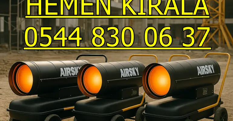 Edirne Merkez Keşan Kiralık Nem Kurutma Makinesi Şantiye Kiralama