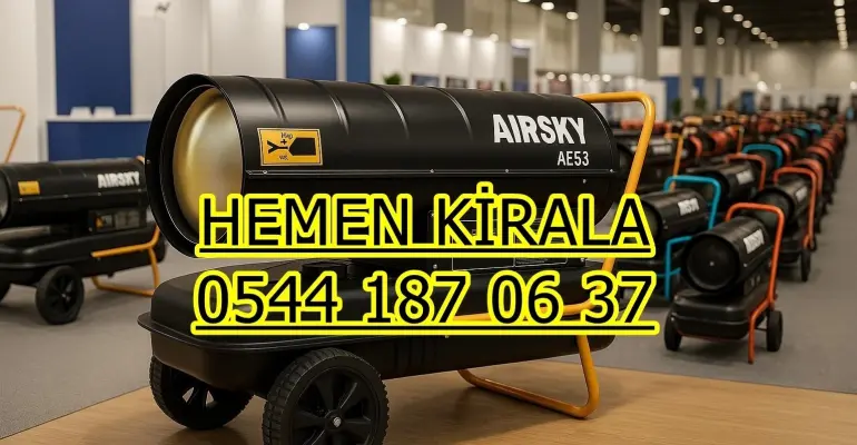 Giresun Merkez Bulancak Kiralık Epoksi Öncesi Kurutma Makinesi Kiralama