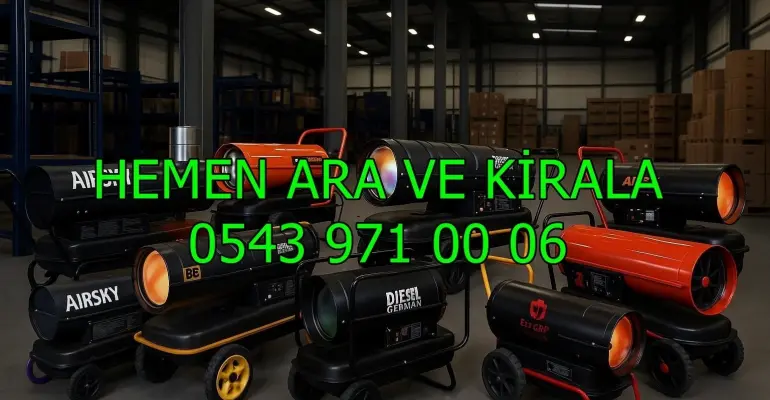 Kağıthane Mazotlu Isıtıcı Nem Alma Cihazı Kiralama