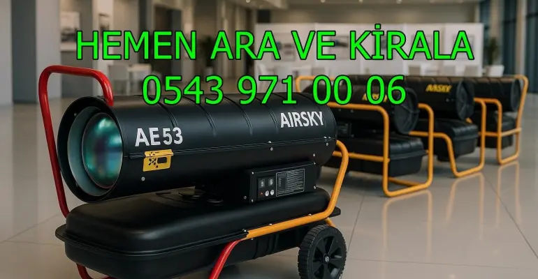 Kayseri Melikgazi Kocasinan Kiralık Epoksi Öncesi Kurutma Makinesi Kiralama