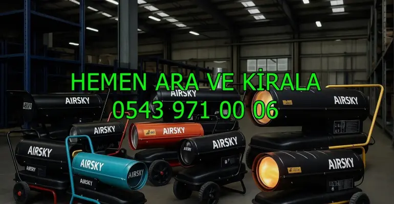 Kütahya Merkez Tavşanlı Kiralık Epoksi Öncesi Kurutma Makinesi Kiralama