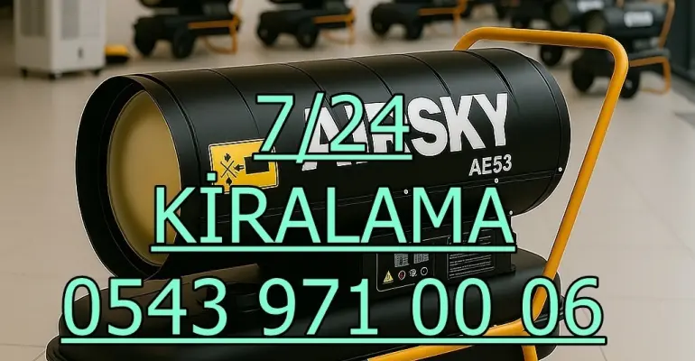 Rize Merkez Çayeli Kiralık Epoksi Öncesi Kurutma Makinesi Kiralama